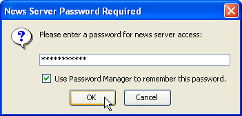 Prompt for password