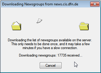 Downloading Newsgroups